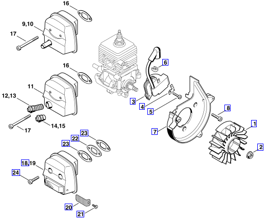 Ignition System-Muffler