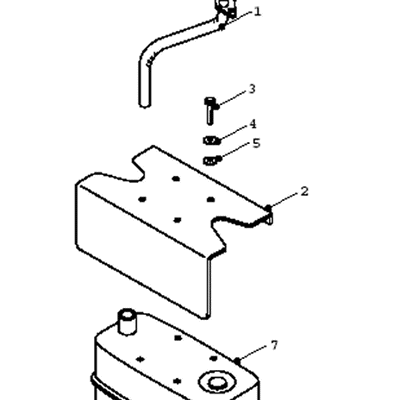 K15HE (Kohler) Exhaust Assembly