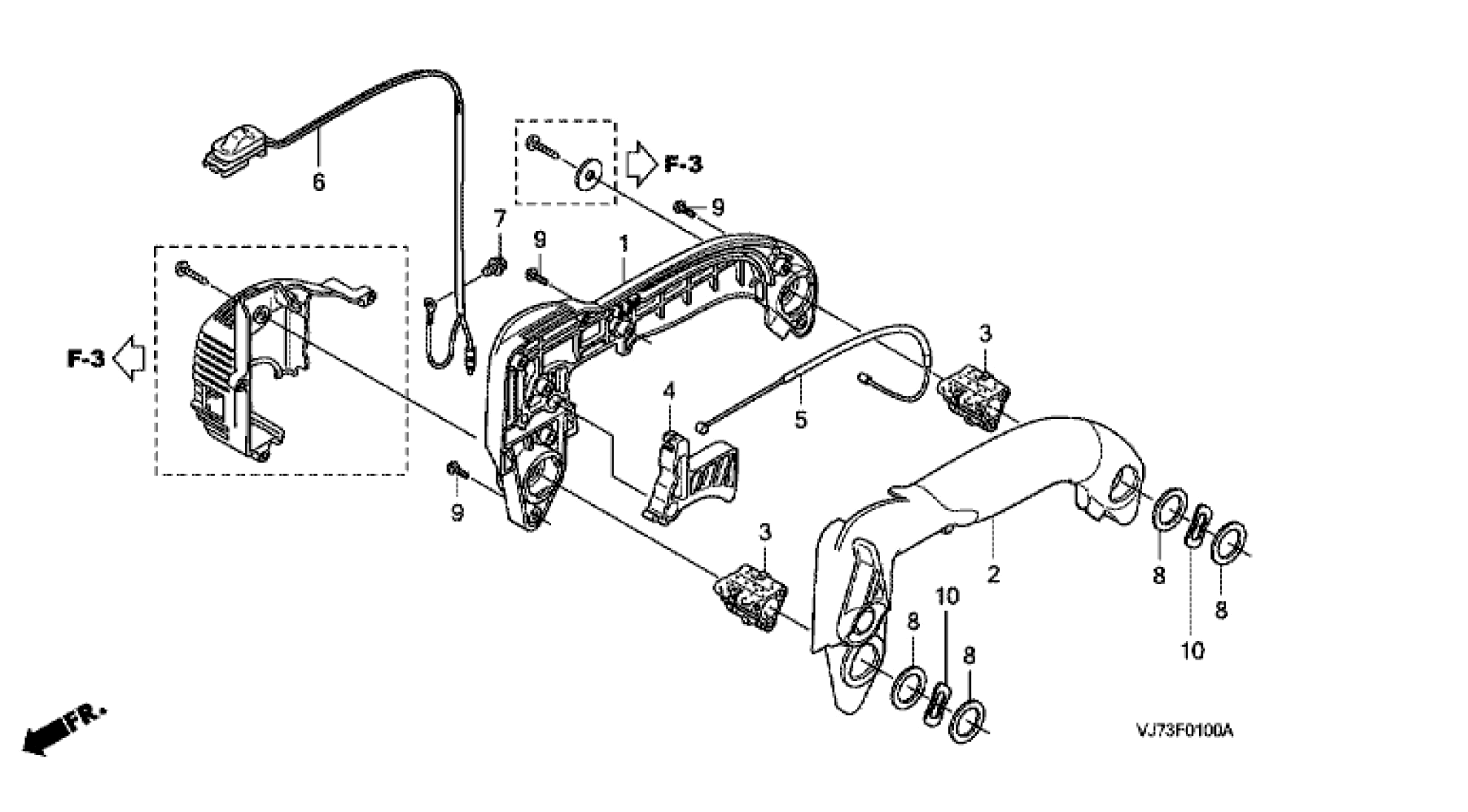 F-1 Handle / Thottle Lever