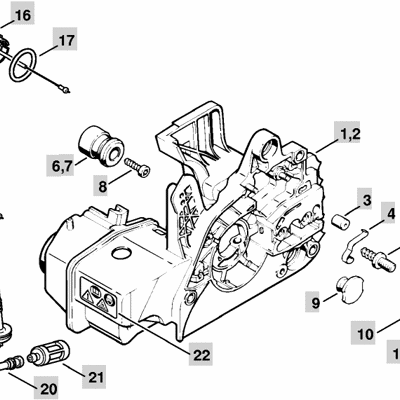 Stihl (MS250 C) Parts Diagrams Stihl (MS250 C) Parts Diagrams