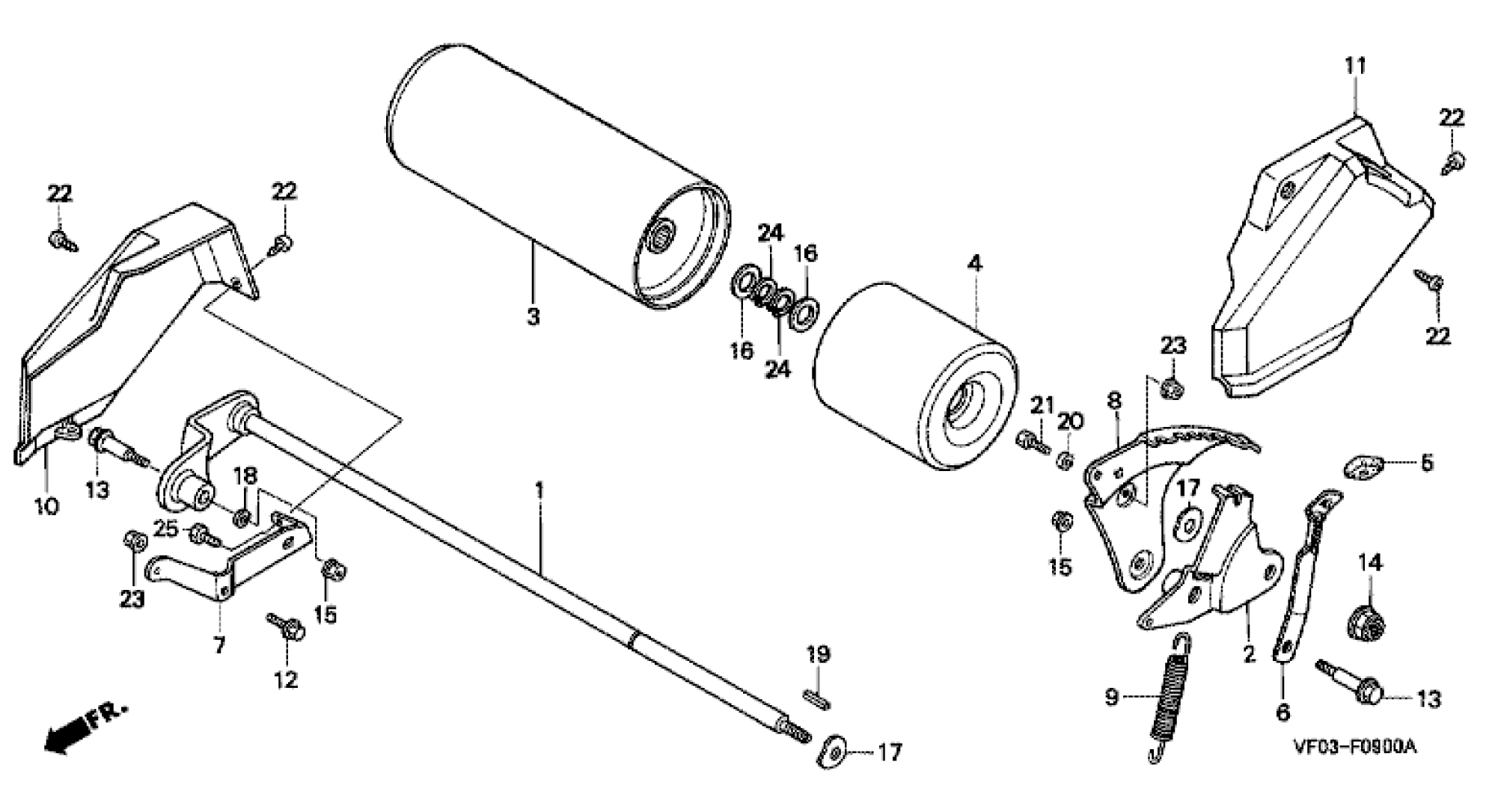 REAR ROLLER & HEIGHT ADJUSTER