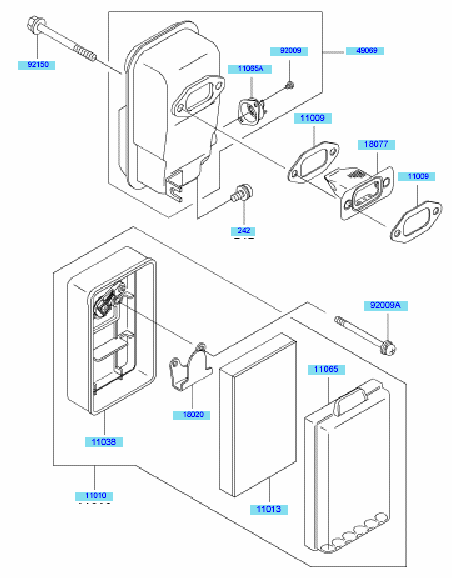 Air Filter & Muffler