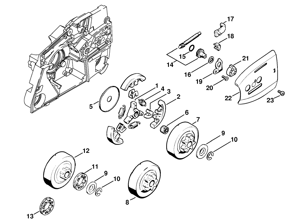 Stihl MS 780 Chainsaw (MS780) Parts Diagram, Rewind Starter