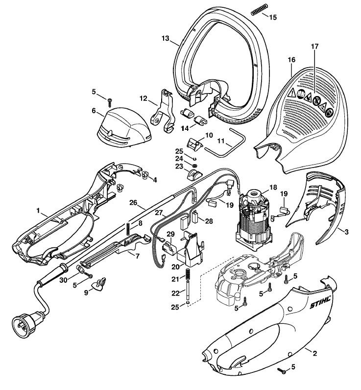 Handle housing