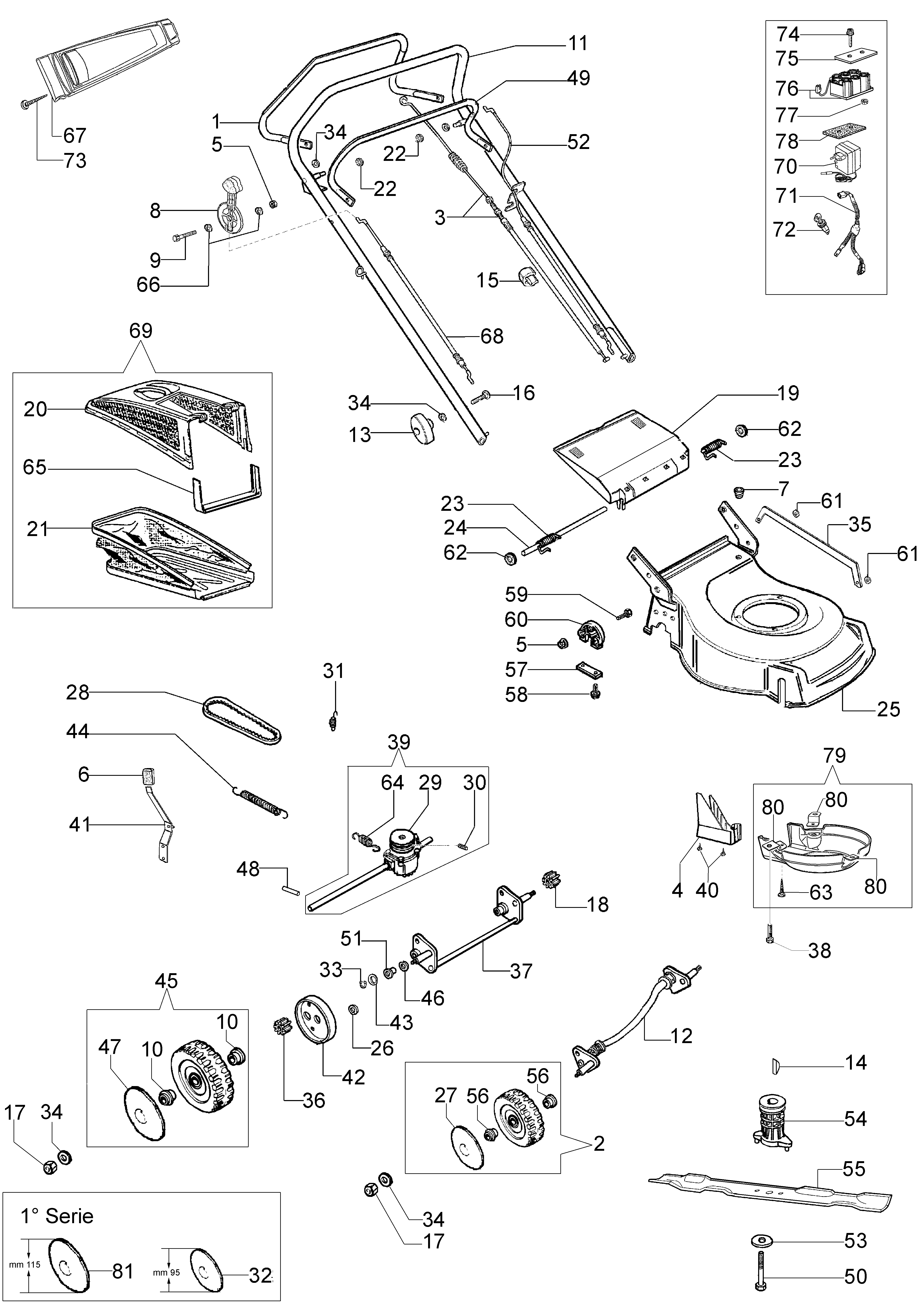 Illustrated parts list (From June 2007)