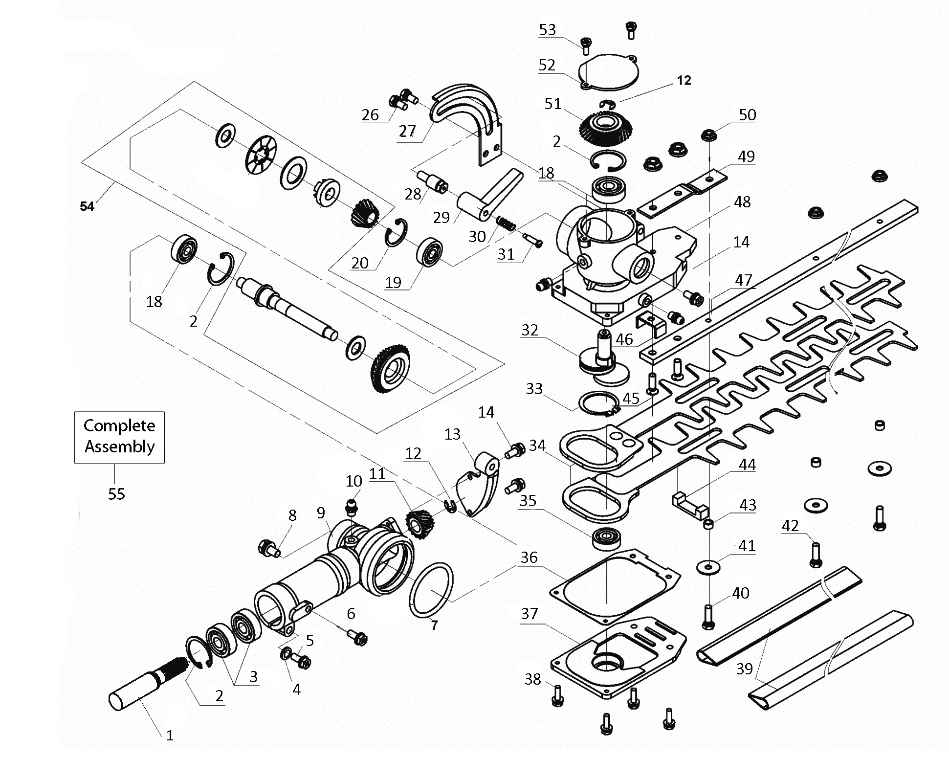 HEDGETRIMMER ASSEMBLY