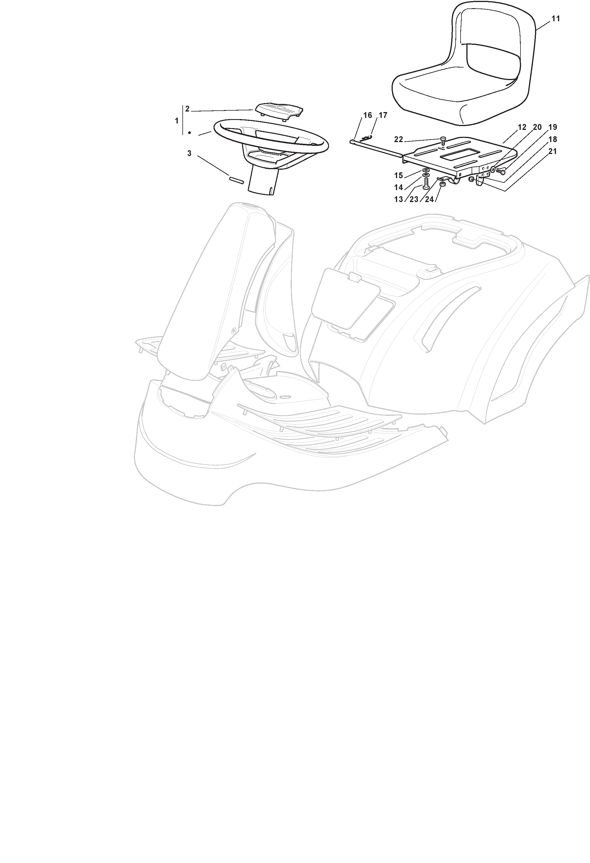 Seat & Steering Wheel
