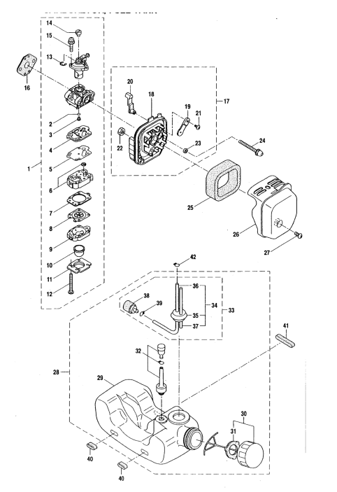 Carburetor - Fuel Tank