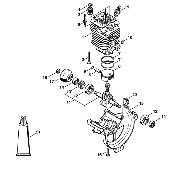 Cylinder, Engine pan