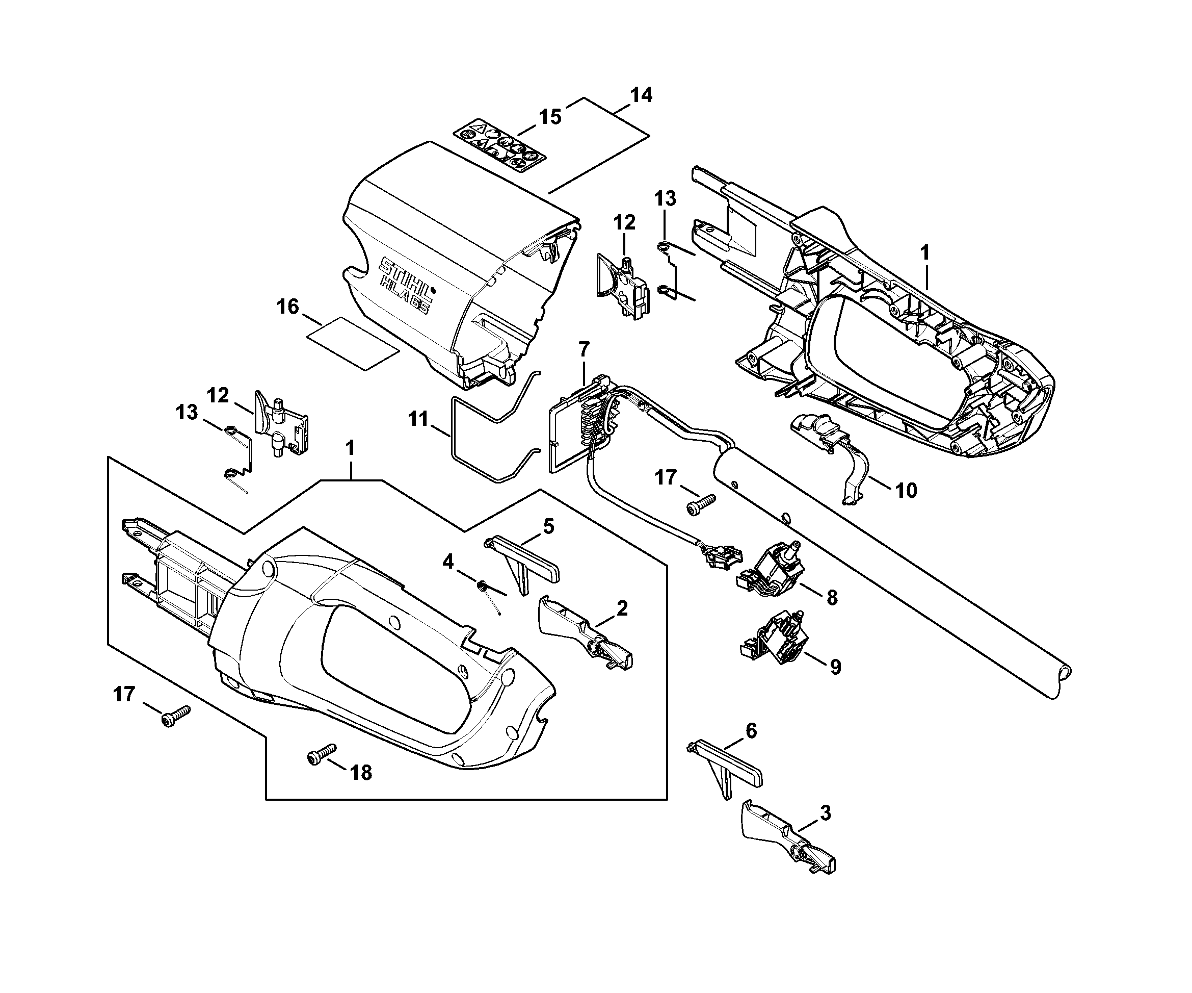 Handle Housing, Cover