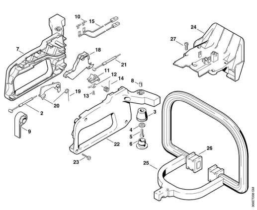 G-Control handle HS 75