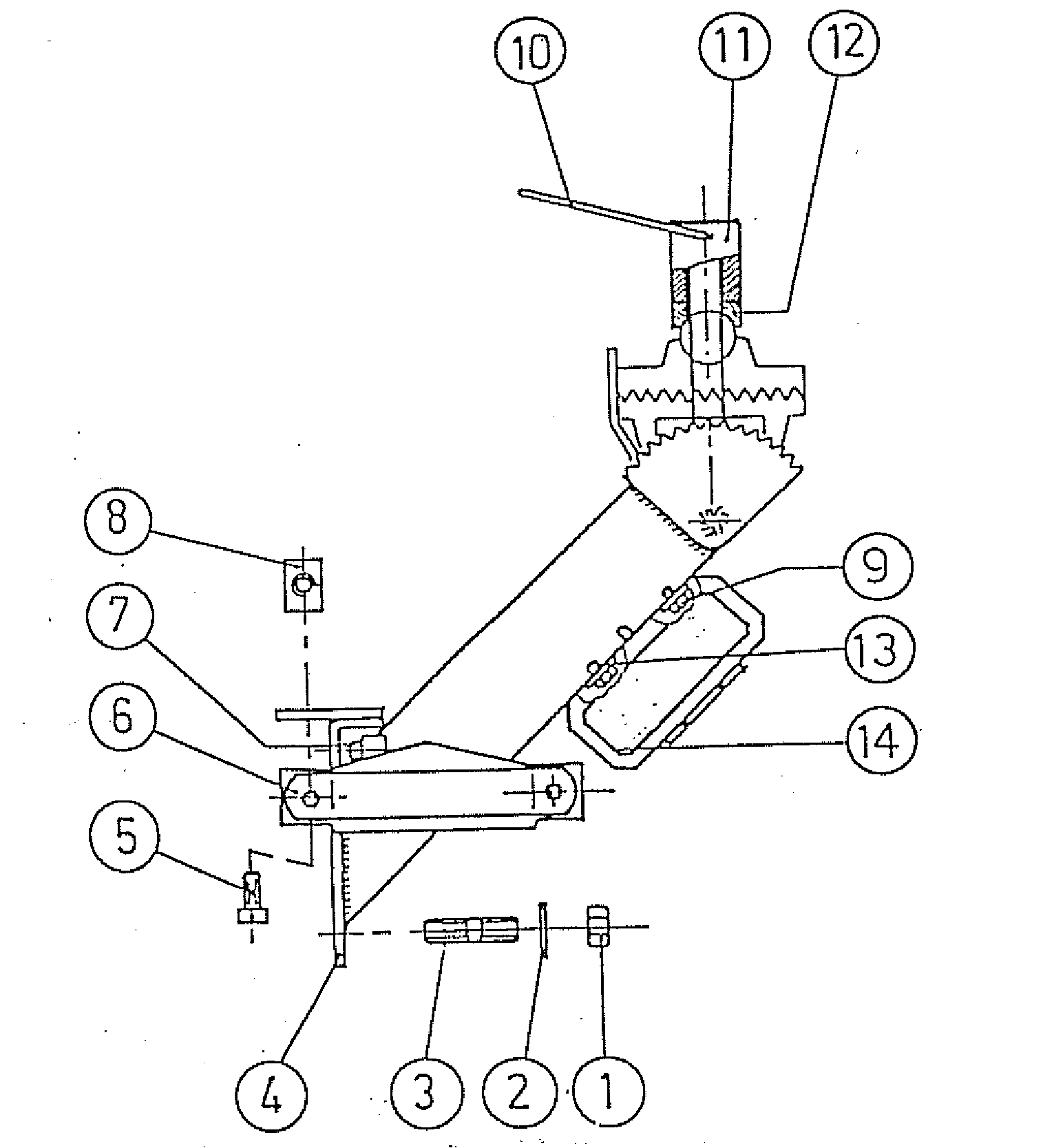 Handle support assy