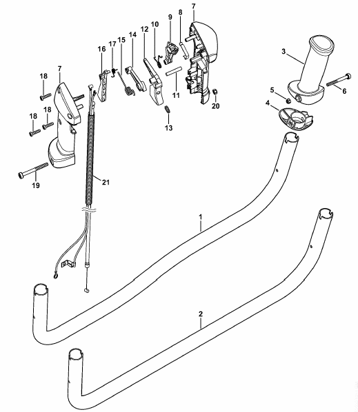 Bike Handle Assembly