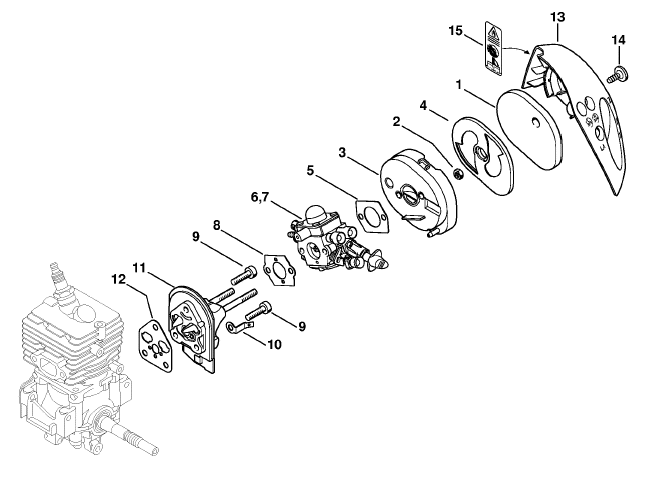 Air filter, Spacer flange