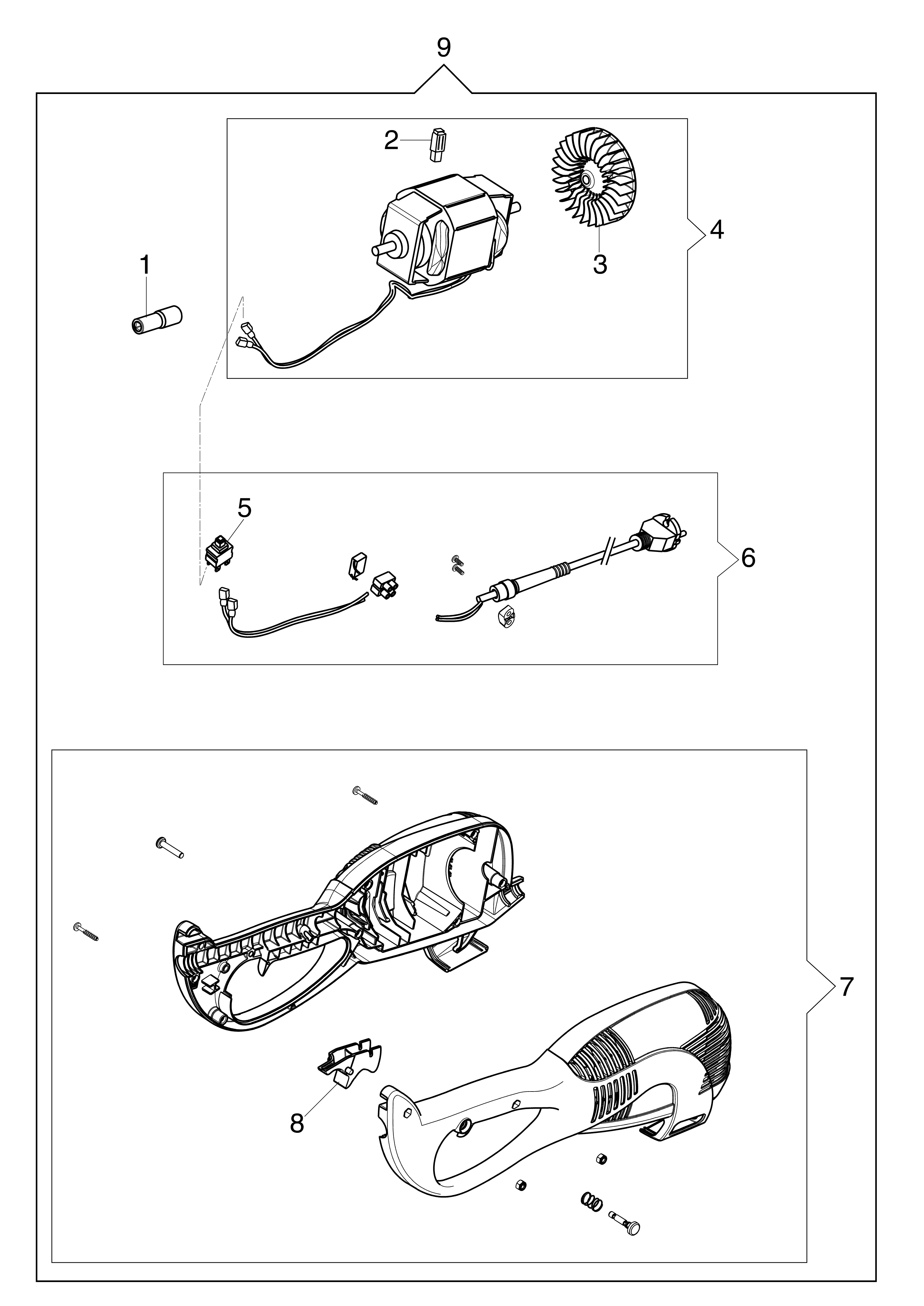 Motor (From SN 316xxxxxxx)