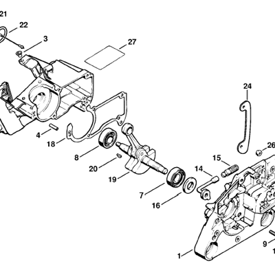 Stihl MS 260 Chainsaw (MS260 VWZ Arctic) Parts Diagram, Shroud Stihl MS 260 Chainsaw (MS260 VWZ Arctic) Parts Diagram, Shroud