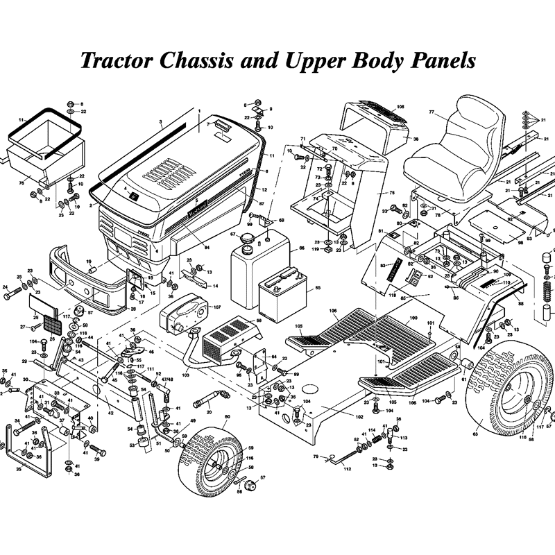 Westwood T1600 42 Tractor T160042 Parts Diagram Page 2 westwood-t1600-42-tractor-t160042-parts-diagram-page-2
