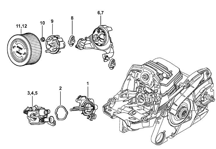 Carburetor bracket