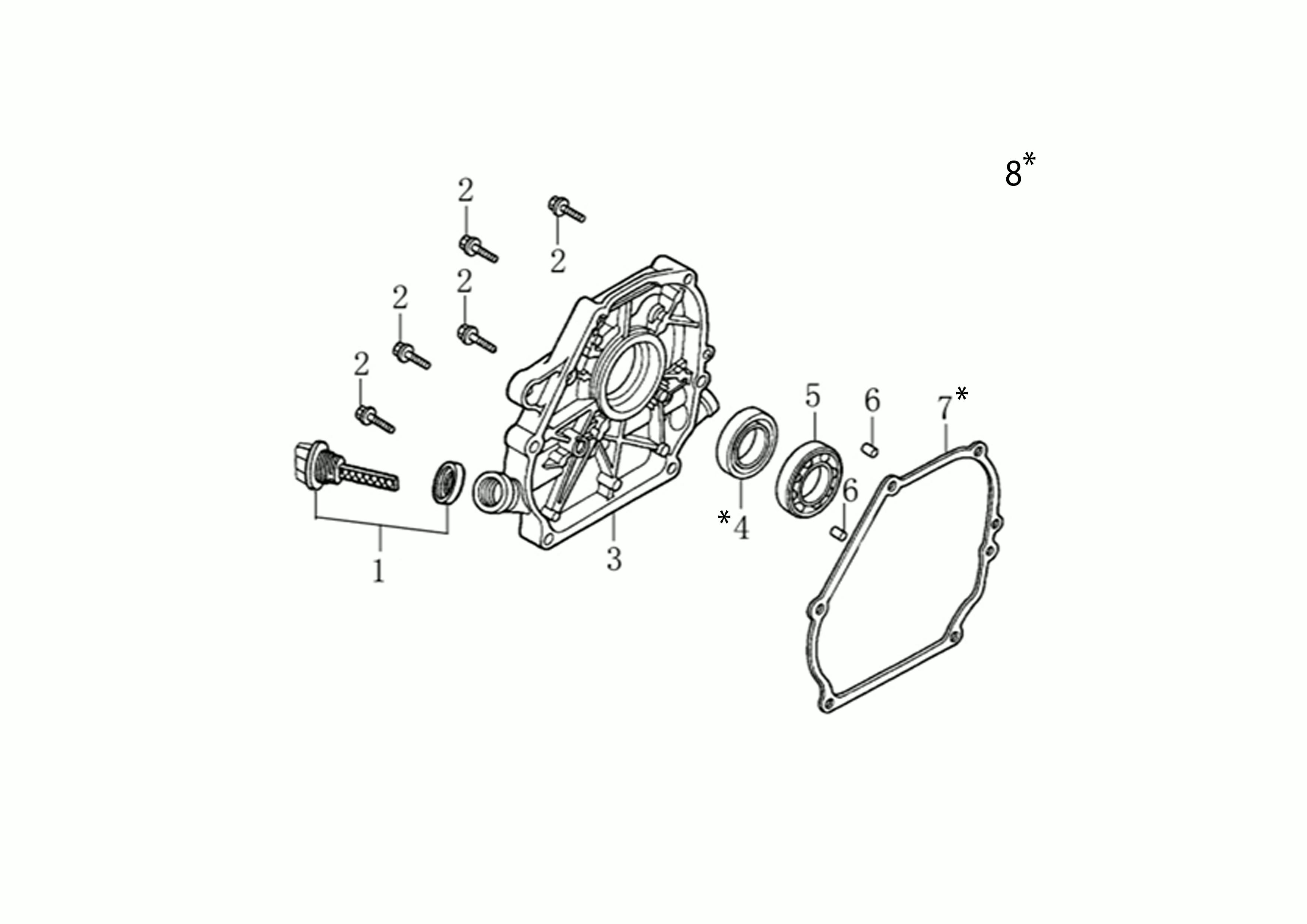 Crankcase cover