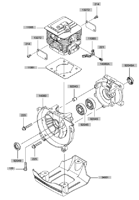 Cylinder - Crankcase