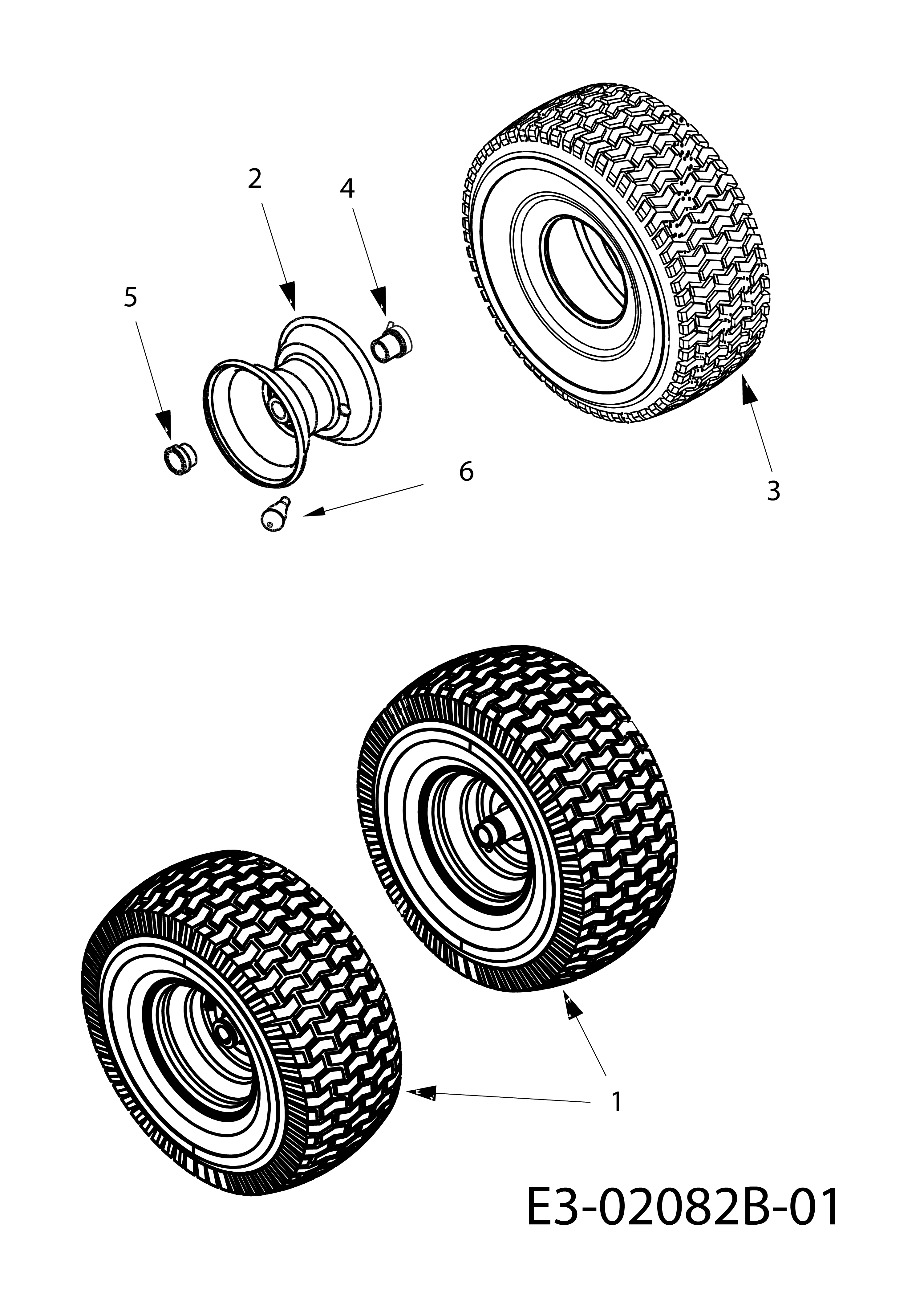 Front wheels