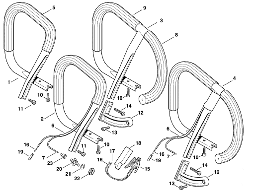 Handlebar - Heating element