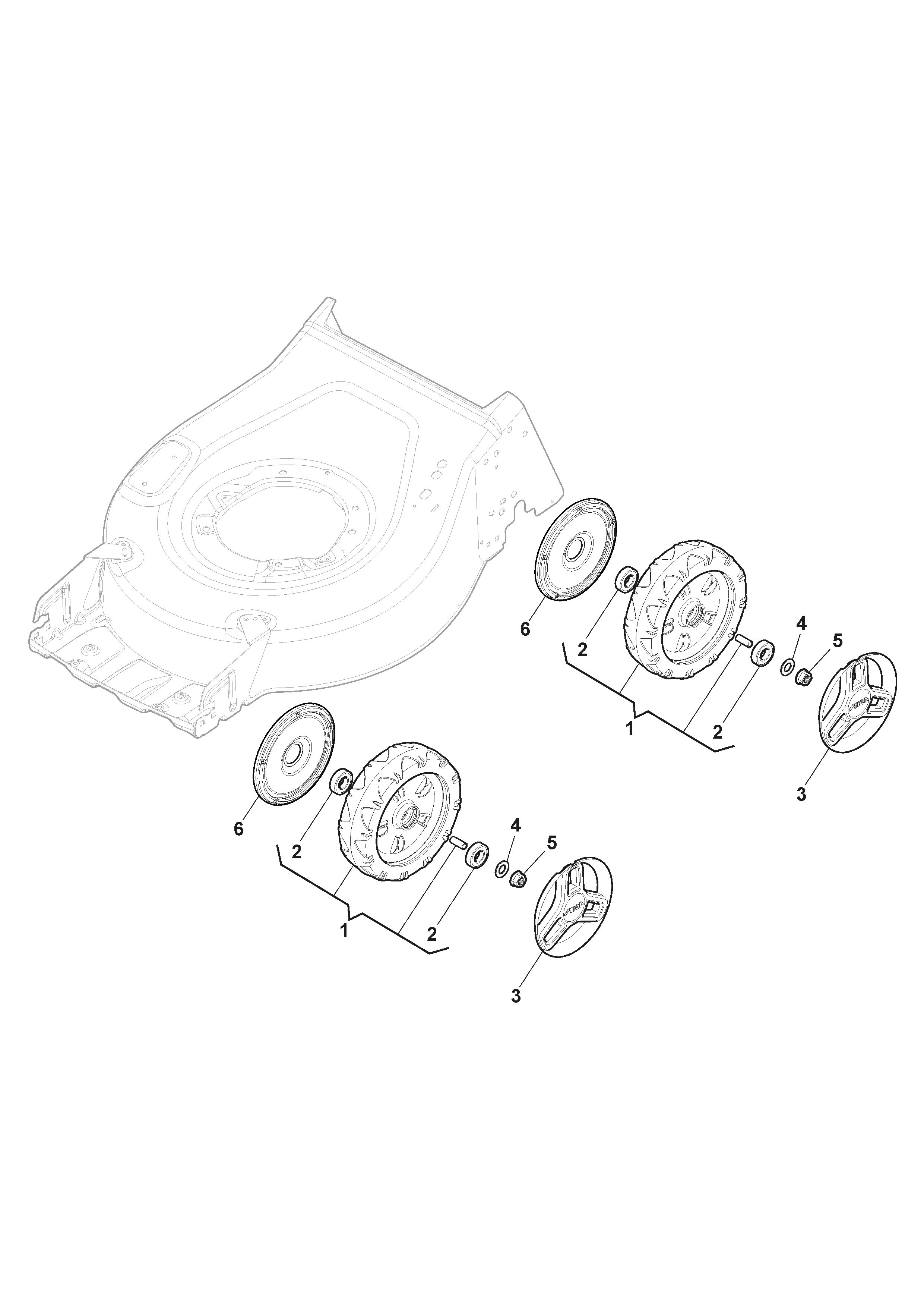Wheel and Hub Cap
