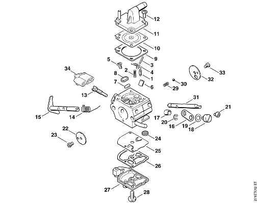 F-Carburetor C1Q#S36 FR 350