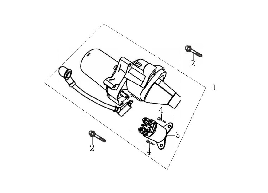 Electric starter assembly