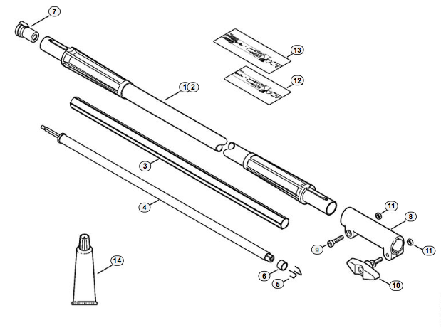 Drive Carbon Extension 1m HT-KM, HL-KM