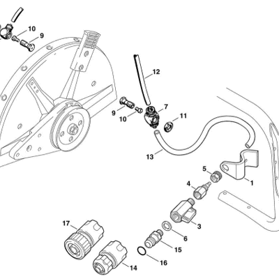 L-Water attachment see Illustration S