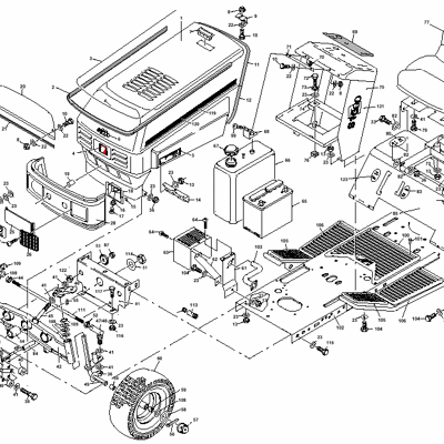 Tractor Chassis and Upper Body Panels