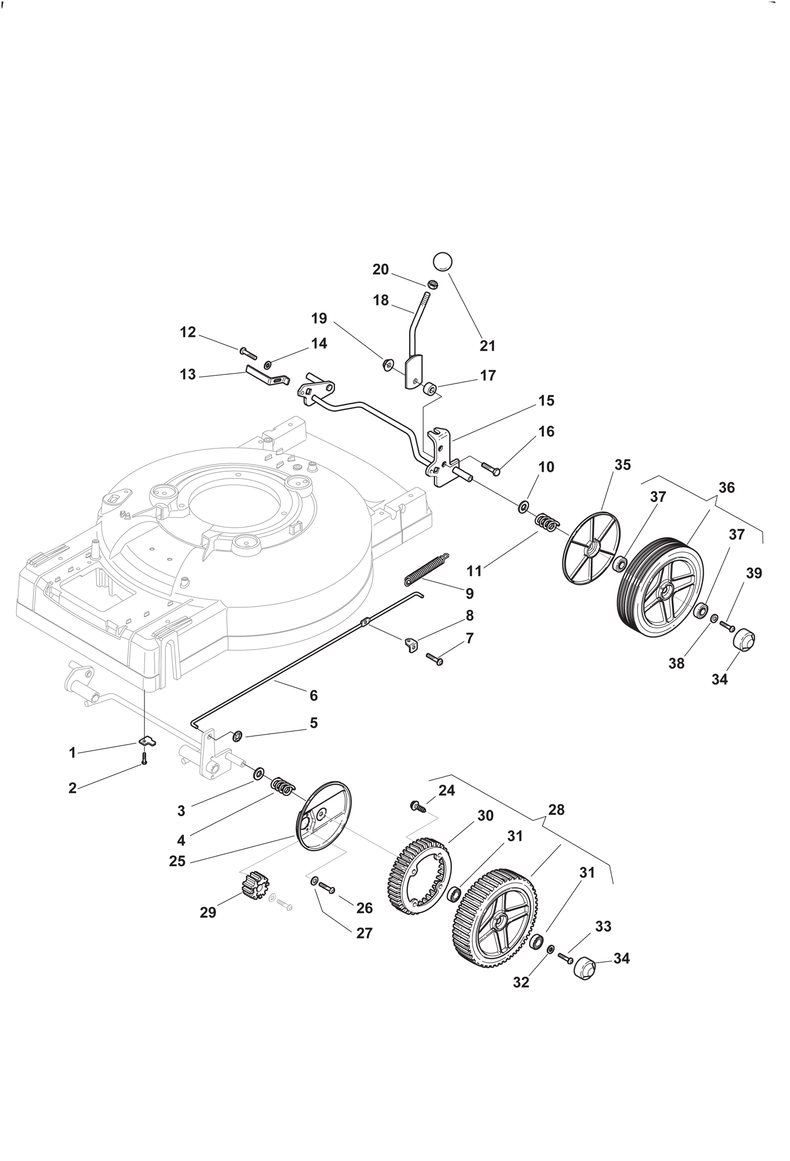 Wheel and Hub Cap