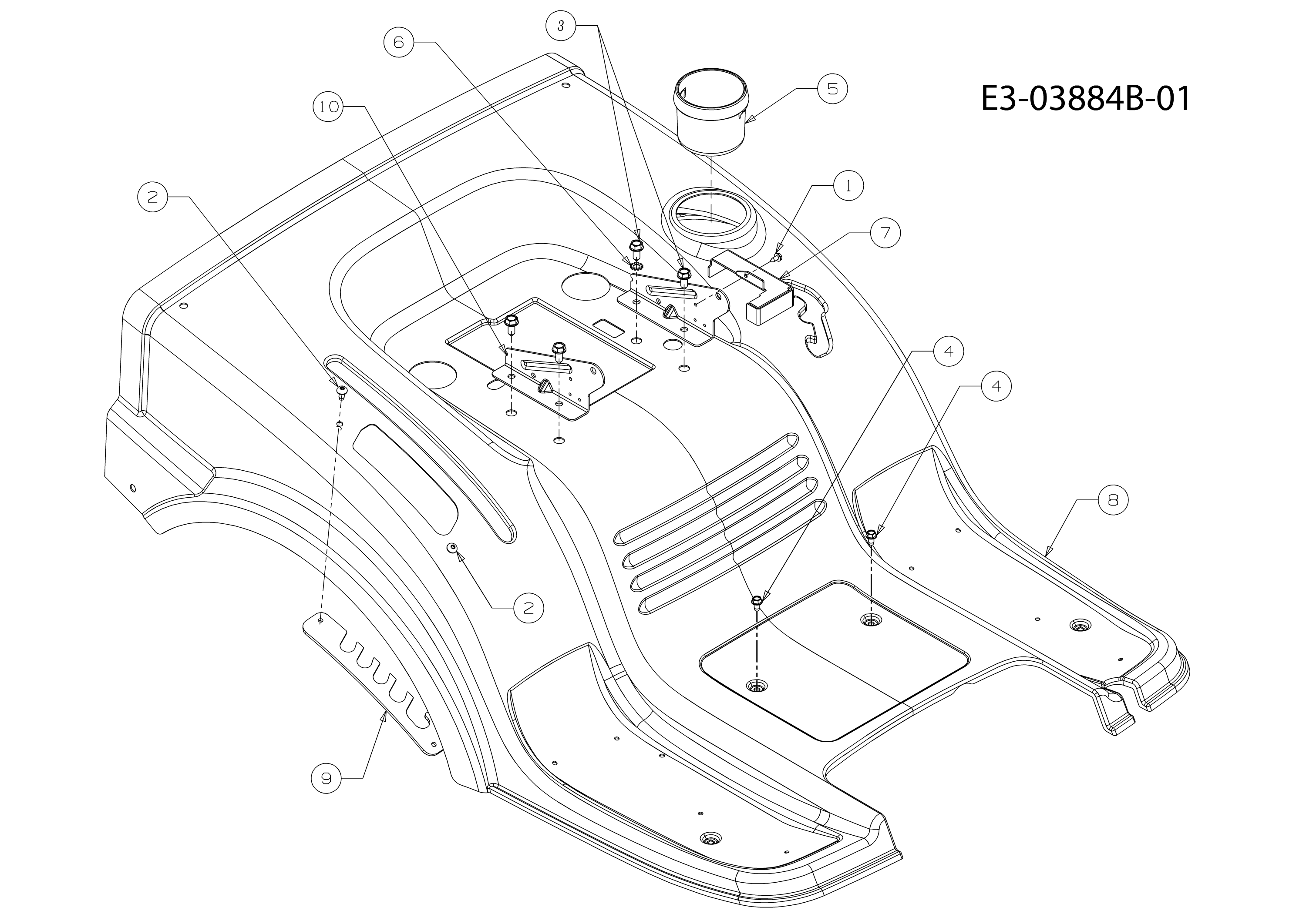 Rear body