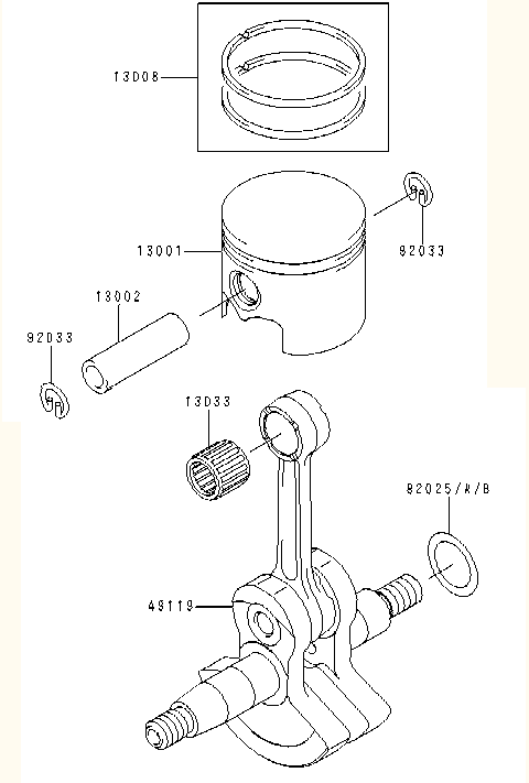 PISTON/CRANKSHAFT