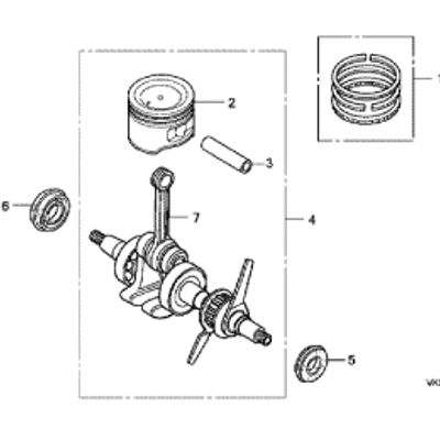 CRANKSHAFT & PISTON