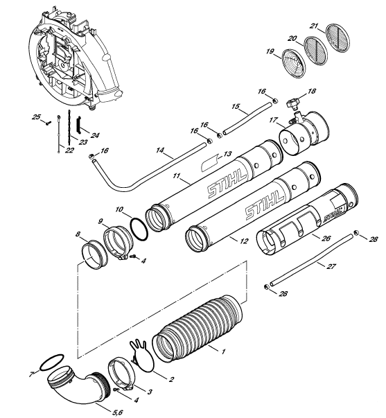 Pleated Hose