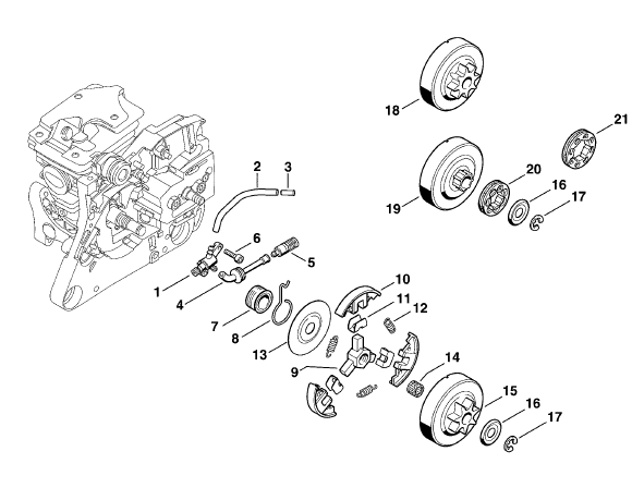 Oil pump - Clutch