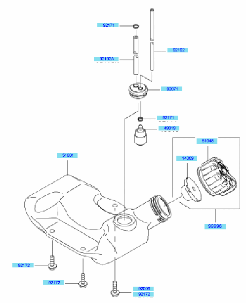 Fuel Tank	 Fuel Valve