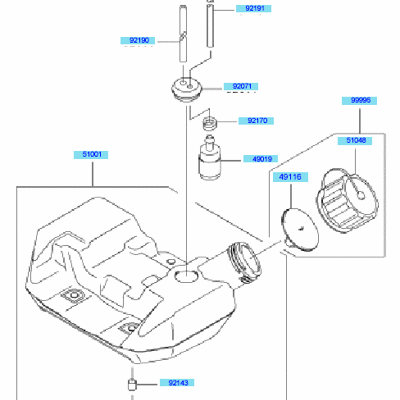 Fuel Tank & Fuel Valve