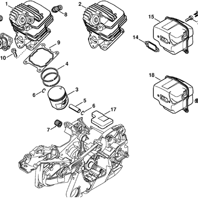 Stihl (MS261 C) Parts Diagrams