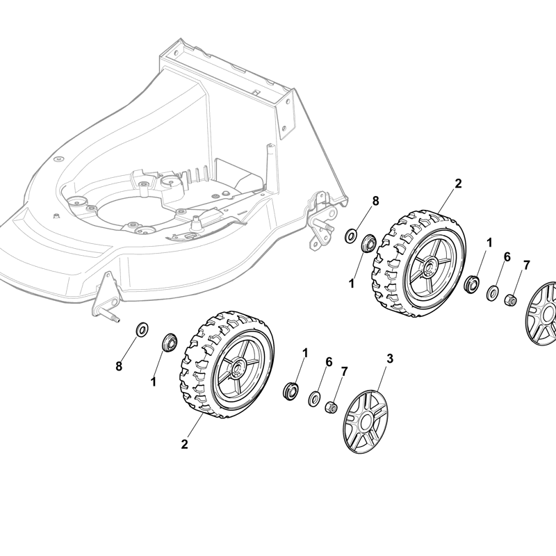 Mountfield SP500 (2012) Parts Diagram, Page 5