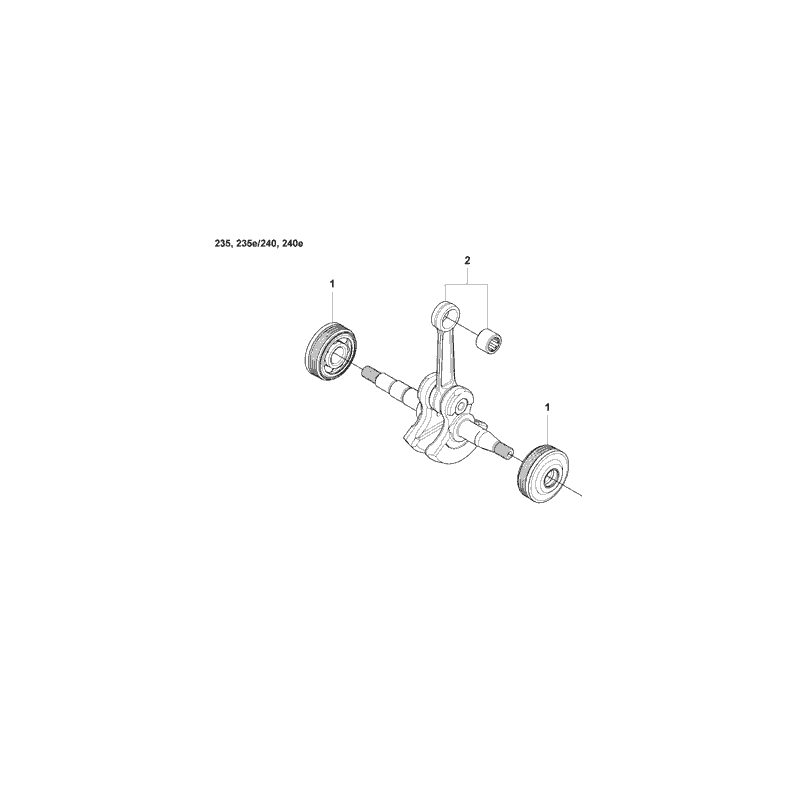 Husqvarna 235e Chainsaw (2008) Parts Diagram, Page 12