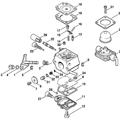 Stihl (FS45C) Parts Diagrams