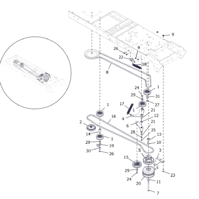 CHASSIS BELT F60