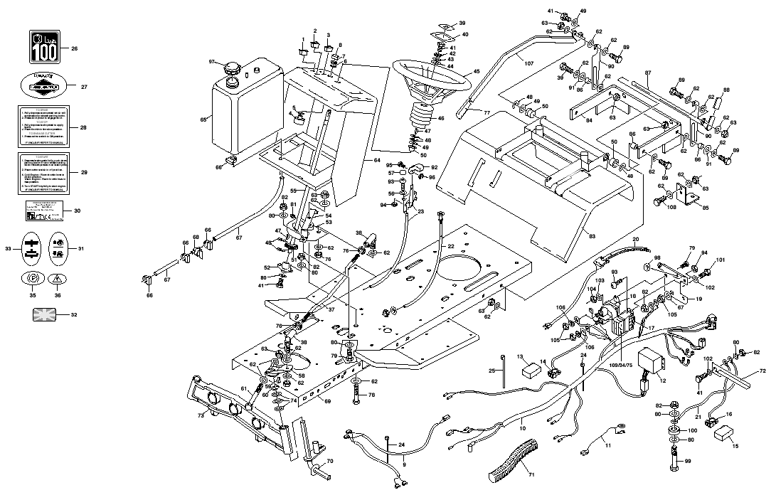 Steering and Electrical Controls