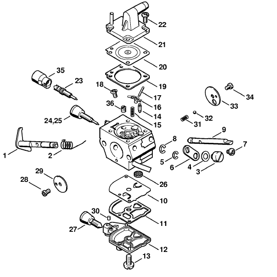 Carburetor C1QS138, C1QS139, C1QS82