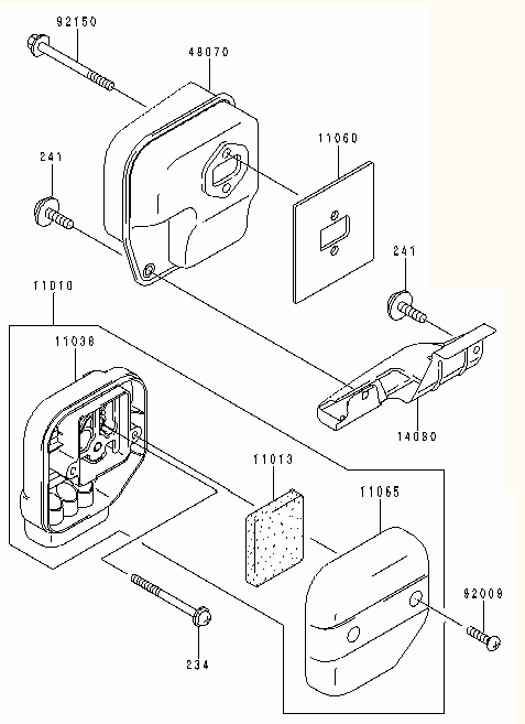 AIR-FILTER/MUFFLER