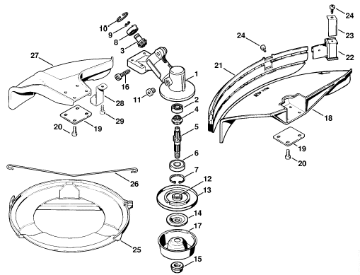 Gear head, Deflector