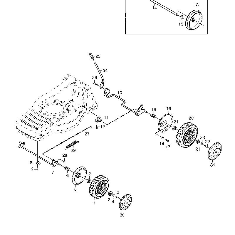 Mountfield M4SP (01-2003) Parts Diagram, Page 4